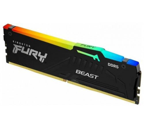 Модуль памяти Kingston FURY Beast RGB 32ГБ DDR5 5200 МГц KF552C40BBA-32