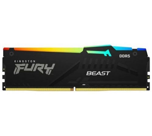 Модуль памяти Kingston FURY Beast RGB 32ГБ DDR5 5200 МГц KF552C40BBA-32