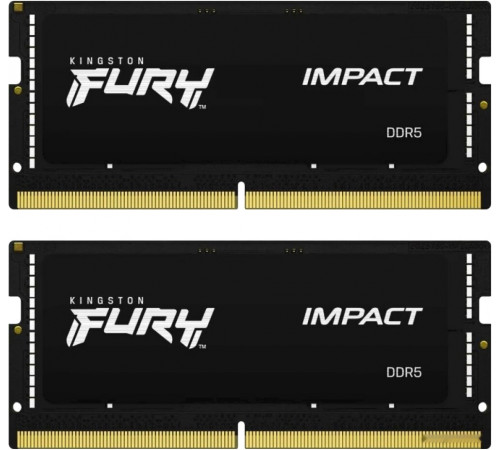 Модуль памяти Kingston FURY Impact 2x8 ГБ DDR5 4800 МГц KF548S38IBK2-16
