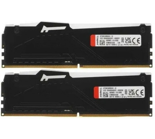 Модуль памяти Kingston FURY Beast RGB 2x16ГБ DDR5 5600 МГц KF556C40BBAK2-32