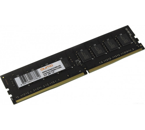 Модуль памяти Qumo 4GB DDR4 PC4-21300 QUM4U-4G2666C19