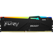 Модуль памяти Kingston FURY Beast RGB 16ГБ DDR5 5600 МГц KF556C40BBA-16