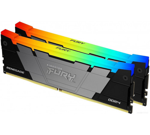 Модуль памяти Kingston FURY Renegade RGB 8ГБ DDR4 3200МГц KF432C16RB2A/8