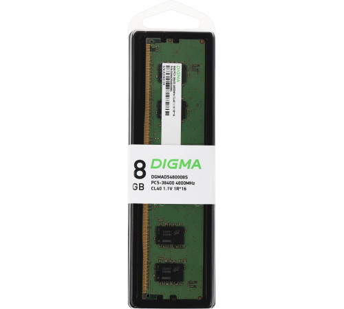 Модуль памяти DIGMA 8ГБ DDR5 4800 МГц DGMAD5480008S