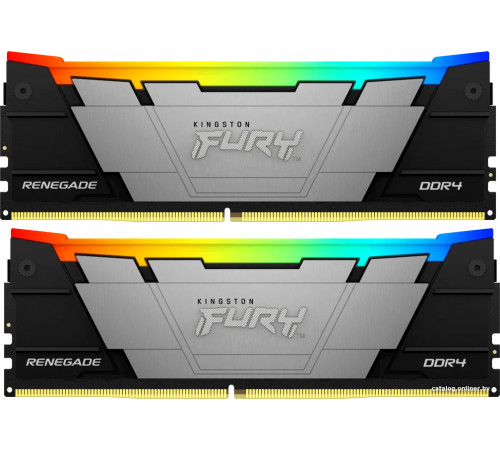 Модуль памяти Kingston FURY Renegade RGB 2x32ГБ DDR4 3200 МГц KF432C16RB2AK2/64