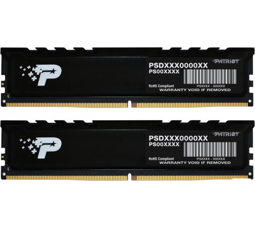 Модуль памяти Patriot Signature Premium 2x16ГБ DDR5 4800МГц PSP532G4800KH1