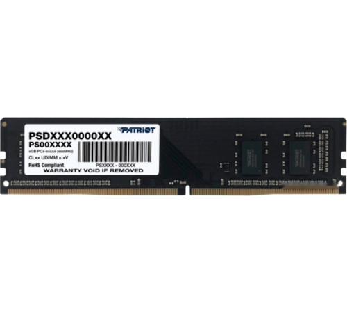 Модуль памяти Patriot Signature Line 18ГБ DDR4 3200 МГц PSD48G32002