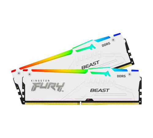 Модуль памяти Kingston FURY Beast RGB 2x16ГБ DDR5 5600 МГц KF556C40BWAK2-32