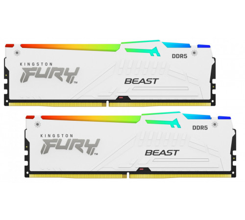 Модуль памяти Kingston FURY Beast RGB 2x16ГБ DDR5 5600 МГц KF556C40BWAK2-32