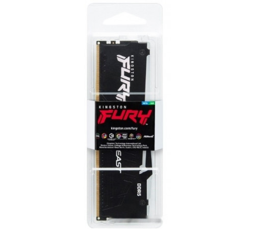 Модуль памяти Kingston FURY Beast RGB 2x16ГБ DDR5 6000 МГц KF560C30BBEAK2-32