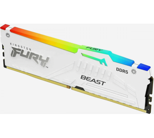 Модуль памяти Kingston FURY Beast RGB 16ГБ DDR5 6000 МГц KF560C30BWEA-16