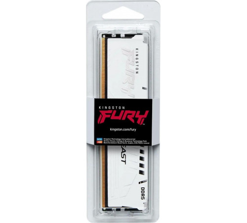 Модуль памяти Kingston FURY Beast 16ГБ DDR5 5600 МГц KF556C40BW-16