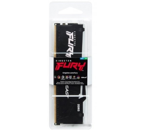 Модуль памяти Kingston FURY Beast RGB 8ГБ DDR5 5600 МГц KF556C36BBEA-8