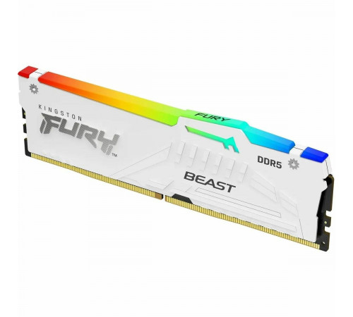 Модуль памяти Kingston FURY Beast RGB 16ГБ DDR5 6400 МГц KF564C32BWEA-16