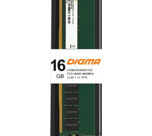 Модуль памяти DIGMA 16ГБ DDR5 4800 МГц DGMAD54800016S