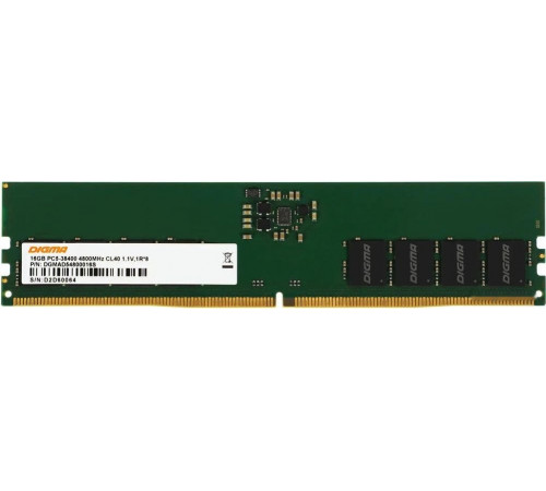 Модуль памяти DIGMA 16ГБ DDR5 4800 МГц DGMAD54800016S