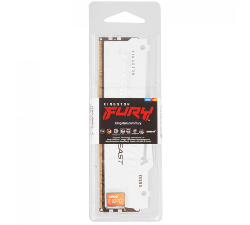 Модуль памяти Kingston FURY Beast RGB 16ГБ DDR5 6000 МГц KF560C36BWE2A-16