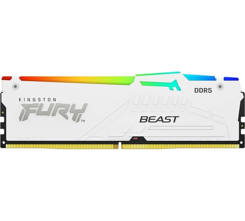 Модуль памяти Kingston FURY Beast RGB 16ГБ DDR5 6000 МГц KF560C36BWE2A-16