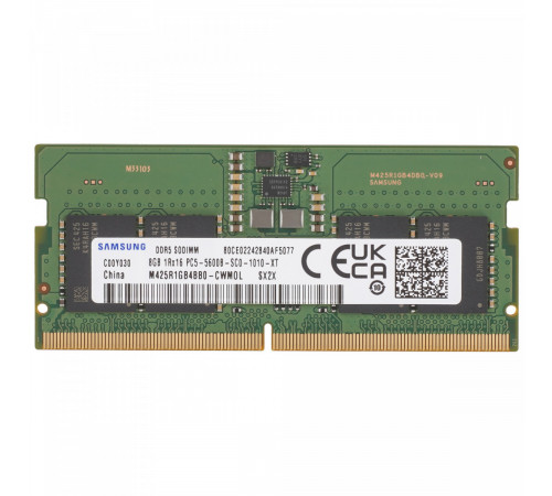 Модуль памяти Samsung 8ГБ DDR5 SODIMM 5600 МГц M425R1GB4BB0-CWMOD
