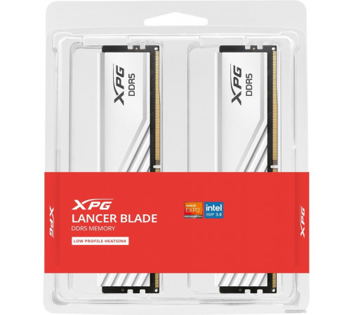 Модуль памяти A-Data XPG Lancer Blade 2x16ГБ DDR5 6000 МГц AX5U6000C4816G-DTLABWH
