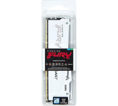 Модуль памяти Kingston FURY Beast RGB 16ГБ DDR5 5200 МГц KF552C40BWA-16