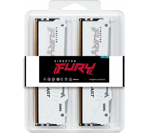 Модуль памяти Kingston FURY Beast RGB 2x16ГБ DDR5 5200 МГц KF552C40BWAK2-32