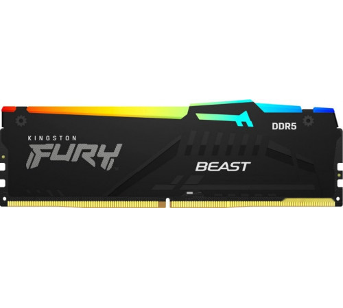 Модуль памяти Kingston FURY Beast RGB 8ГБ DDR5 6000 МГц KF560C30BBEA-8