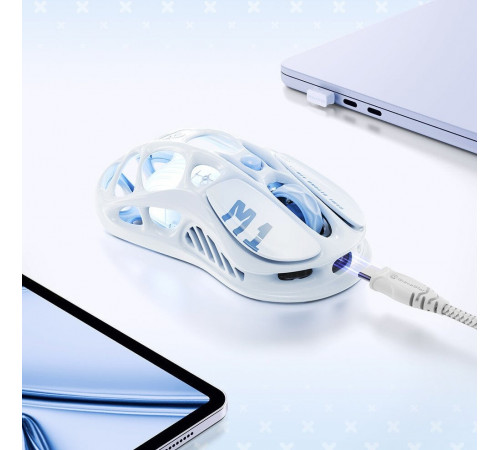 Игровая мышь Gravastar Mercury M1 Pro Ice Blue
