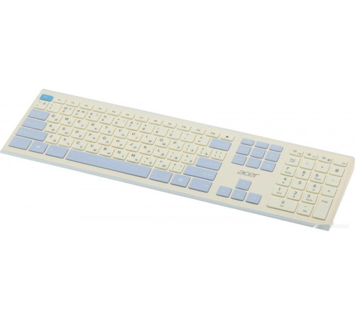 Клавиатура + мышь Acer OCC205 (белый/голубой)