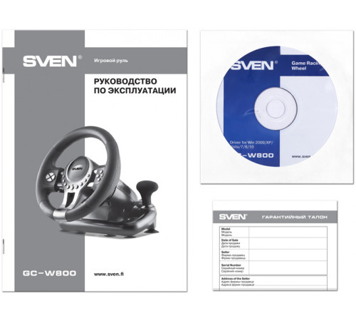 Проводной руль Sven GC-W800
