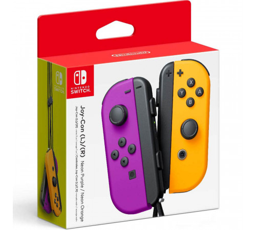Геймпад Nintendo Joy-Con (Neon Purple/Neon Orange)
