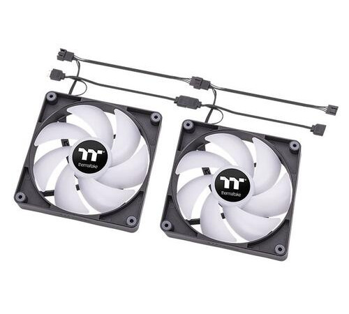 Комплект вентиляторов Thermaltake CT140 ARGB Sync PC Cooling Fan (2 pack) [CL-F150-PL14SW-A]