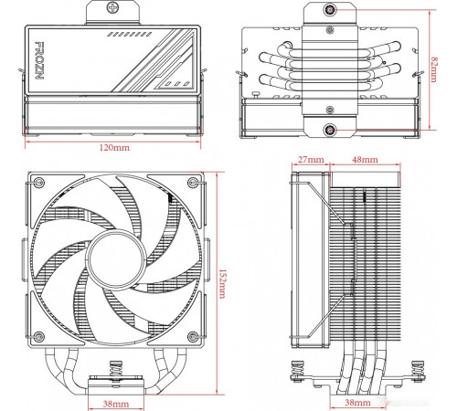 Кулер для процессора ID-COOLING Frozn A410 ARGB
