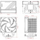 Кулер для процессора ID-COOLING Frozn A610 ARGB White