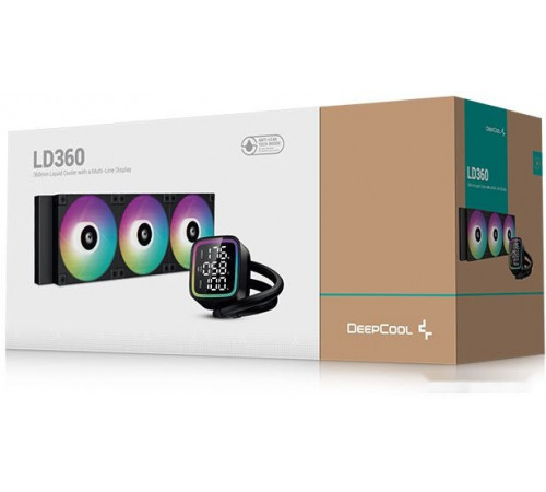 Жидкостное охлаждение для процессора Deepcool LD360 R-LD360-BKMSN-G-1