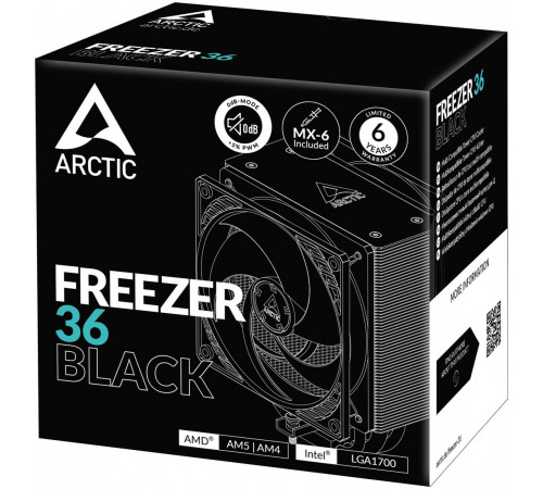 Кулер для процессора Arctic Freezer 36 Black ACFRE00123A