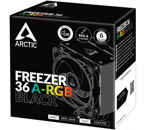 Кулер для процессора Arctic Freezer 36 A-RGB Black ACFRE00124A