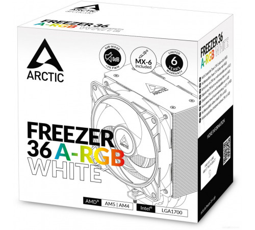 Кулер для процессора Arctic Freezer 36 A-RGB White ACFRE00125A
