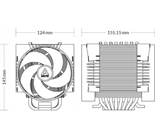 Кулер для процессора Arctic Freezer 4U-M Rev. 2 ACFRE00133B