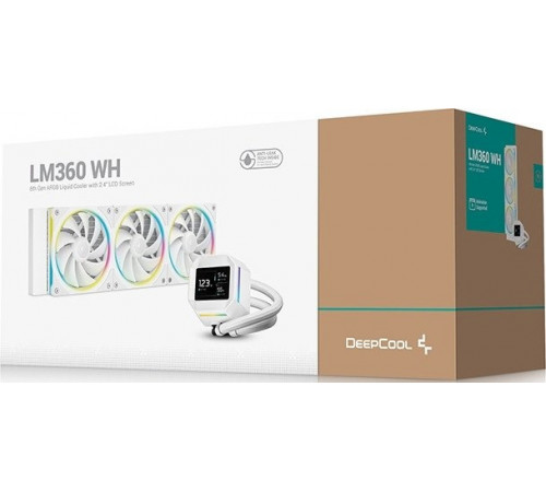 Система жидкостного охлаждения для процессора Deepcool LM360 WH R-LM360-WHDMMC-1