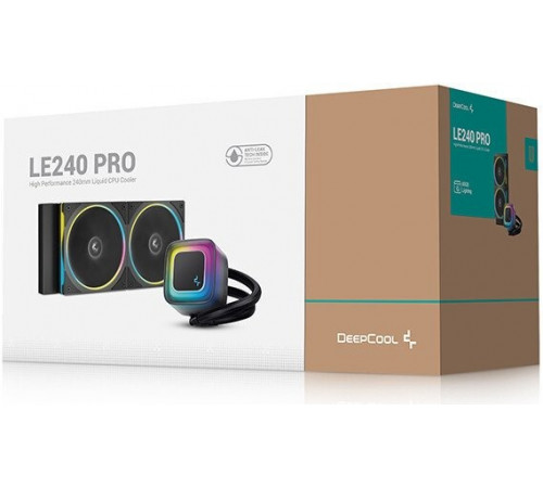 Система жидкостного охлаждения для процессора Deepcool LE240 PRO R-LE240PRO-BKAMMC-G-1