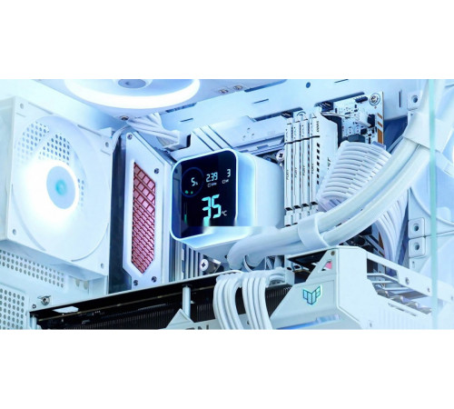 Система жидкостного охлаждения для процессора Deepcool LQ360 Ultra ARGB WH R-LQ360-WHASMC-G-1