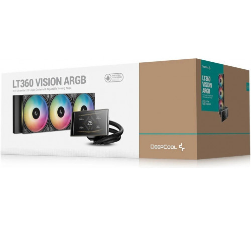 Система жидкостного охлаждения для процессора Deepcool LT360 Vision ARGB R-LT360VISION-BKAMMC-G-1