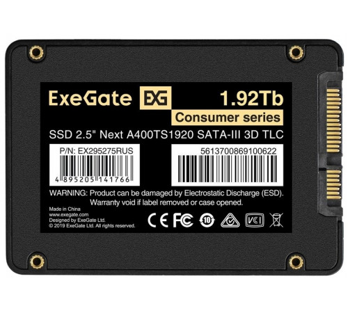 SSD Exegate Next A400TS1920 1.92TB EX295275RUS
