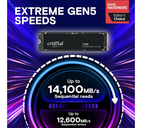 SSD Crucial T705 4TB CT4000T705SSD3