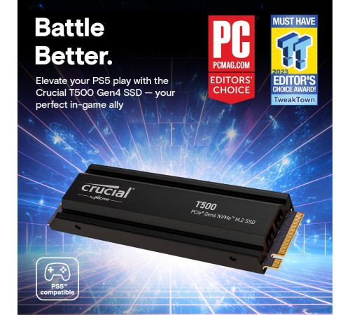SSD Crucial T500 2TB CT2000T500SSD5
