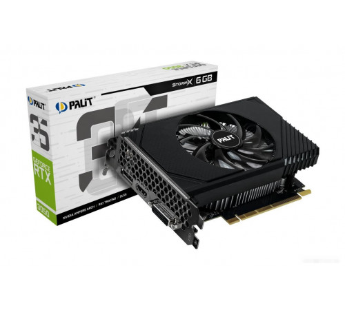 Видеокарта PALIT GeForce RTX 3050 StormX 6GB NE63050018JE-1070F