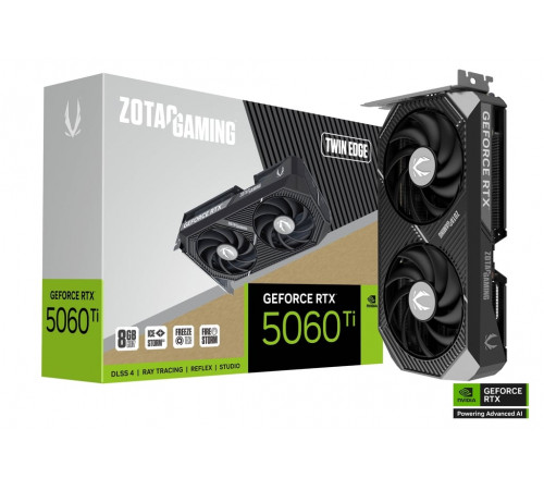Видеокарта ZOTAC Gaming GeForce RTX 5060 Ti 8GB Twin Edge ZT-B50610E-10M