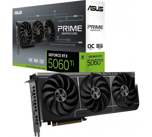 Видеокарта Asus Prime GeForce RTX 5060 Ti 8GB GDDR7 OC Edition PRIME-RTX5060TI-O8G