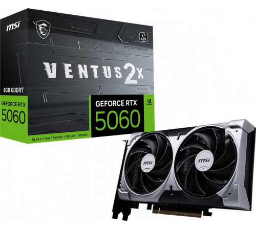 Видеокарта MSI GeForce RTX 5060 8G Ventus 2X